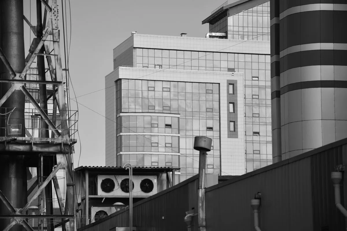 Exterior of an industrial facility