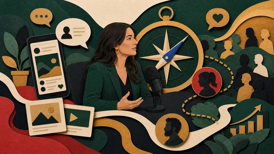 Your Social Media Compass: how Jaclyn Baker turns one podcast episode into a content engine