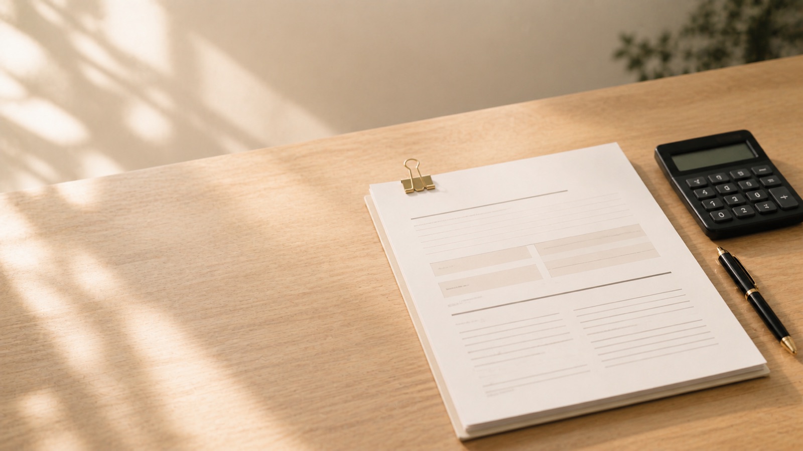 A printed rate card beside a calculator: every Vivin price is published and dated
